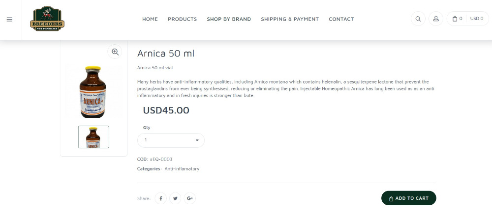 TIENDA PARA VENTA DE PRODUCTOS VETERINARIOS